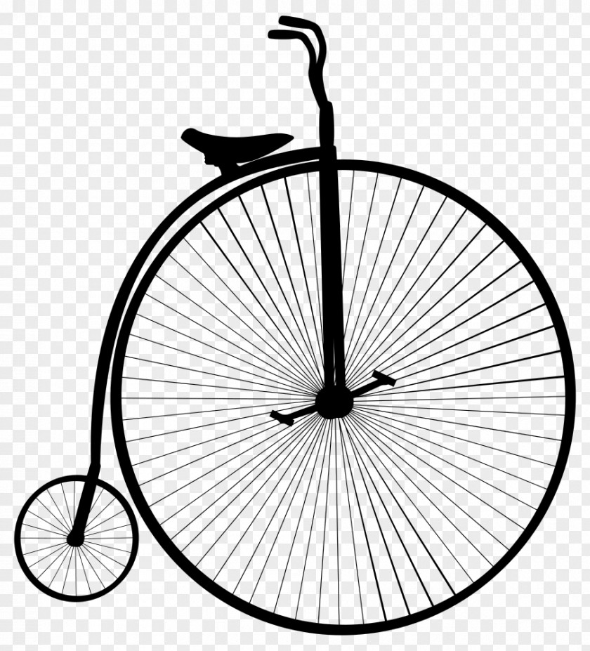 Vintage Cyclist Penny-farthing Bicycle Wheels Cycling PNG