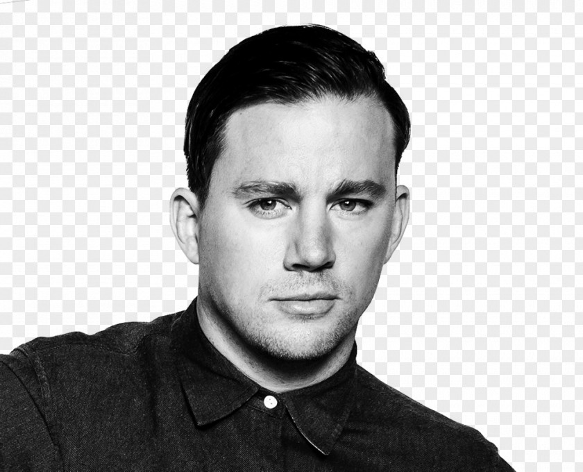 Channing Tatum Photography Portrait Black And White PNG