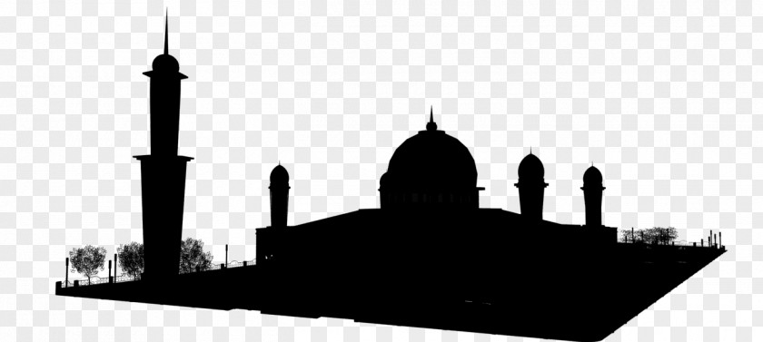 M Place Of Worship Silhouette Spire Inc Black & White PNG