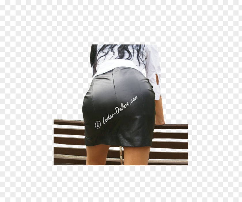 Short Skirt Nappa Leather Hip Waist PNG