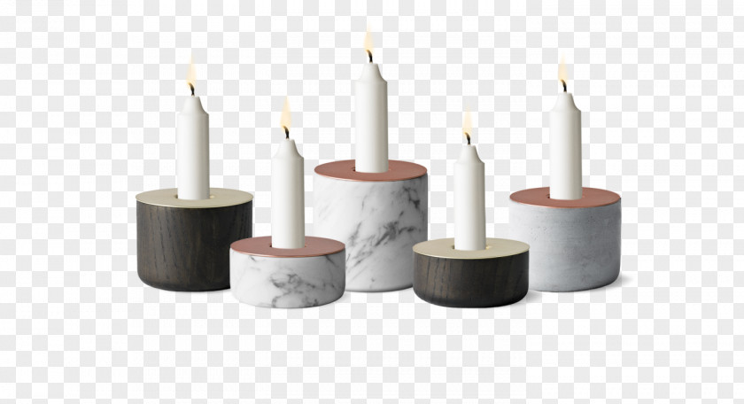 Wood Material Candlestick Marble Brass Living Room PNG