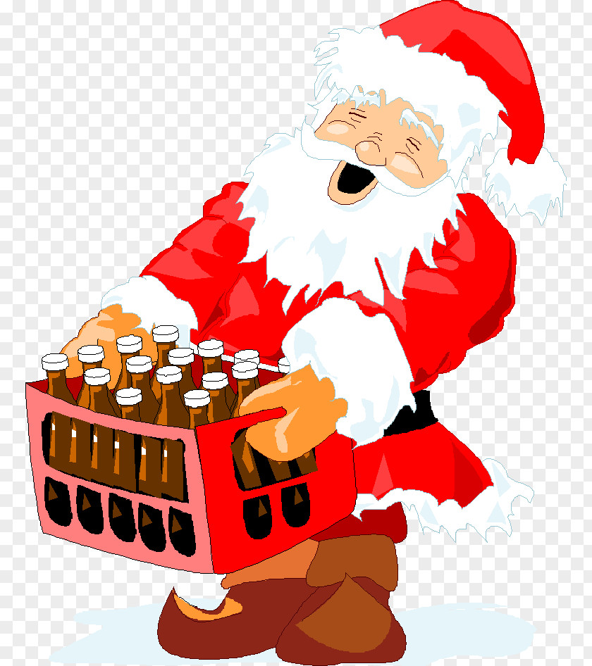 Claus Clipart Santa Beer Christmas Wine Clip Art PNG