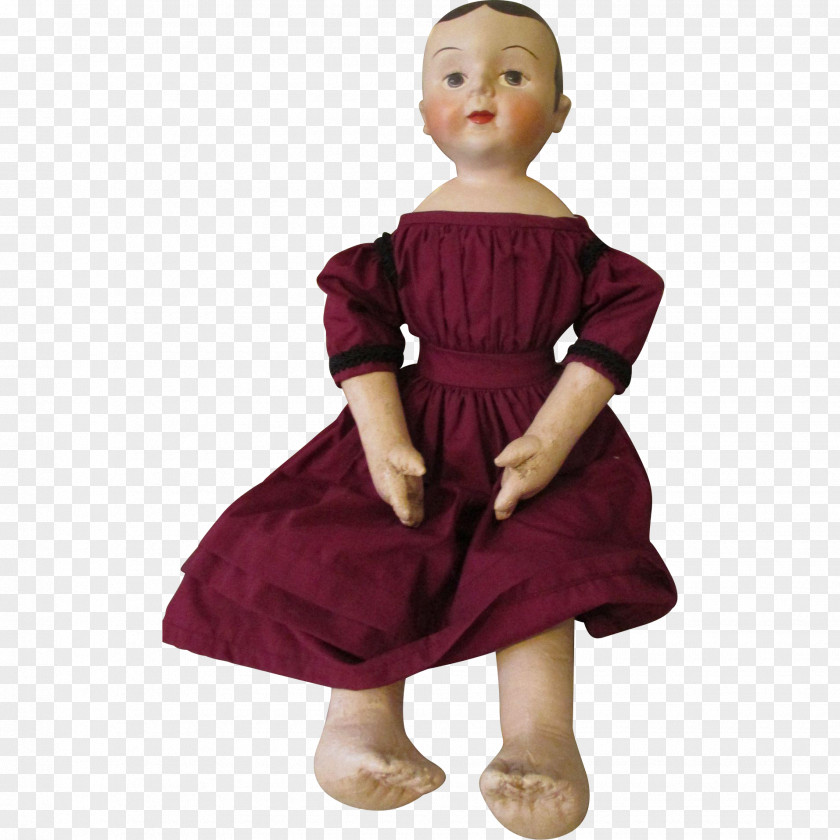 Doll Maroon PNG