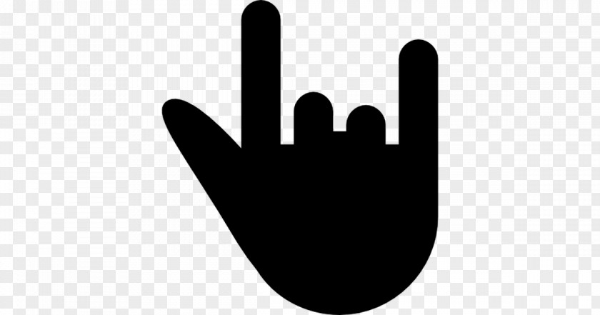 Rock Silhouette Hand Finger PNG
