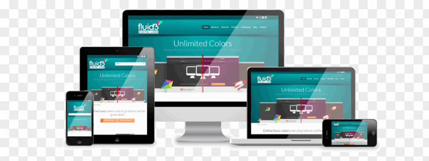 Web Design Responsive Development Application PNG