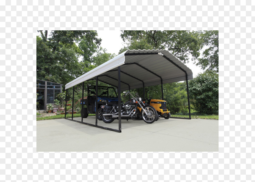 Canopy Roof Carport Shelter Metal PNG