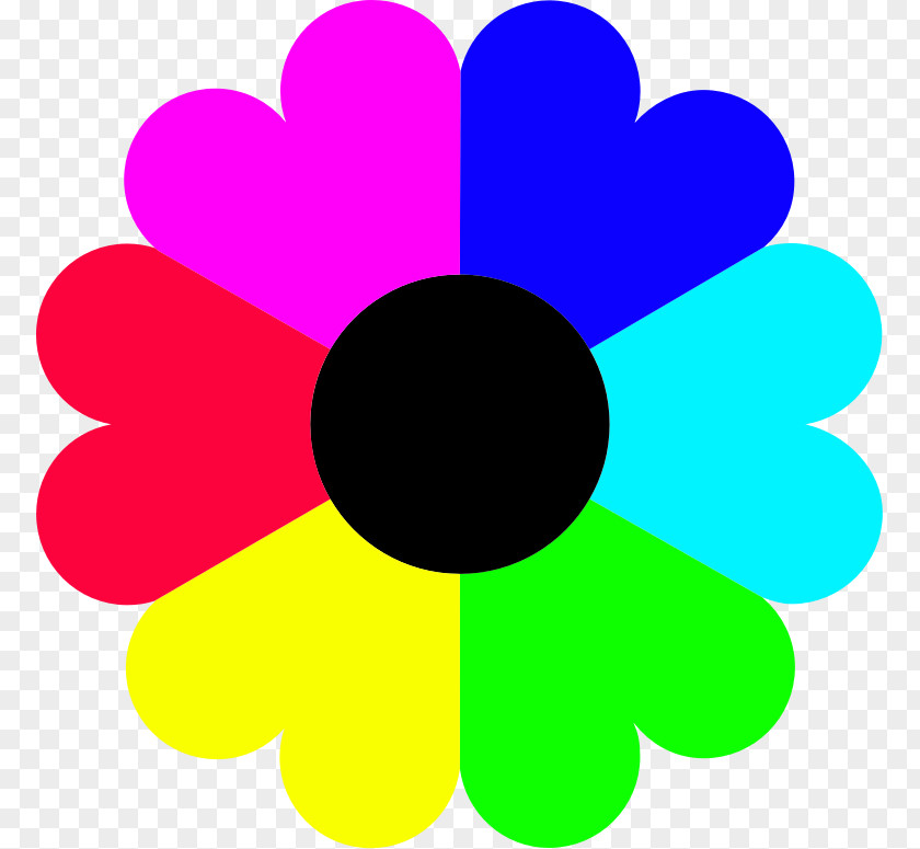Colors Flower Rainbow Rose Clip Art PNG