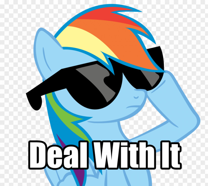 Deal With It Rainbow Dash Pinkie Pie Rarity My Little Pony: Friendship Is Magic Fandom PNG