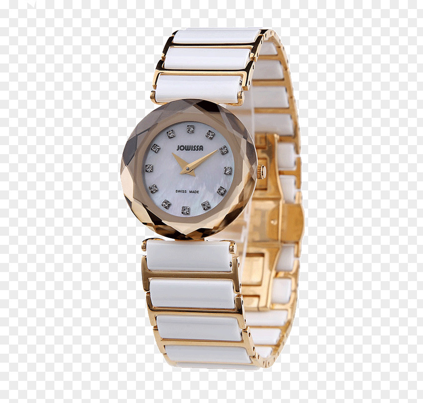 Switzerland Jowissa Female Form Diamond Watch Analog Tissot Clock PNG