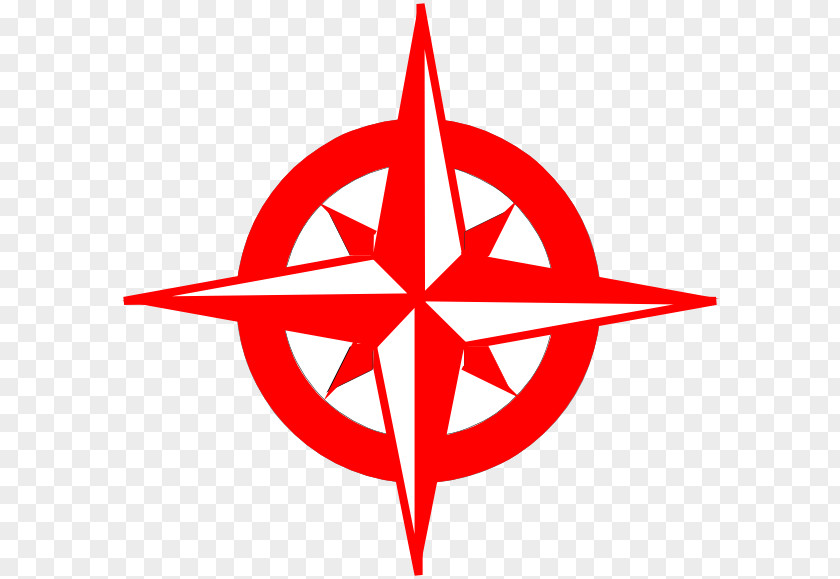Compas Compass Rose North Cardinal Direction Clip Art PNG