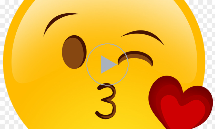 Emoji Kiss Emoticon Smiley Zazzle PNG