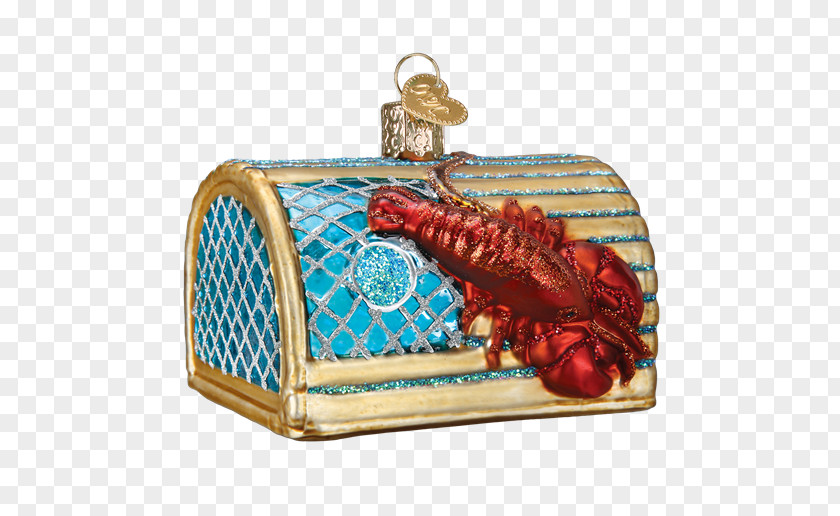 Lobster Trap Christmas Ornament Fish PNG