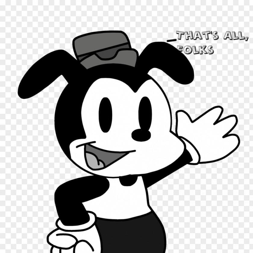 Porky Pig Bosko Black And White Looney Tunes Cartoon PNG