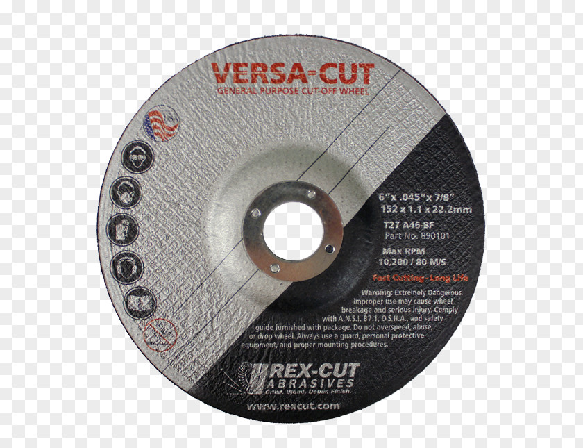 Cutting Metal Abrasive Grinding Wheel PNG