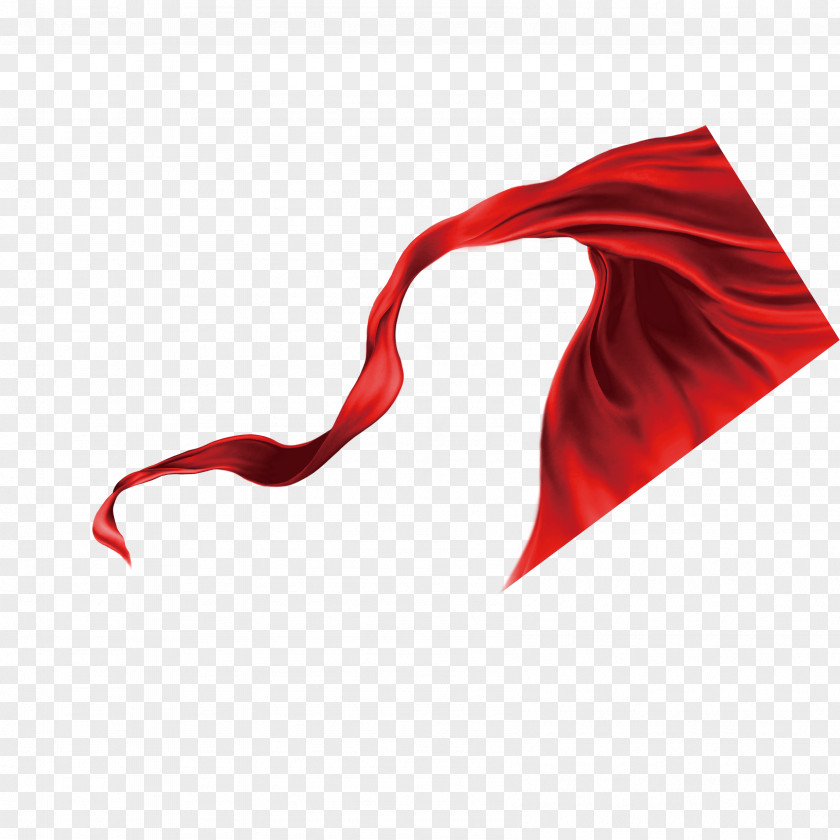 Fluttering Red Scarf PNG red scarf clipart PNG