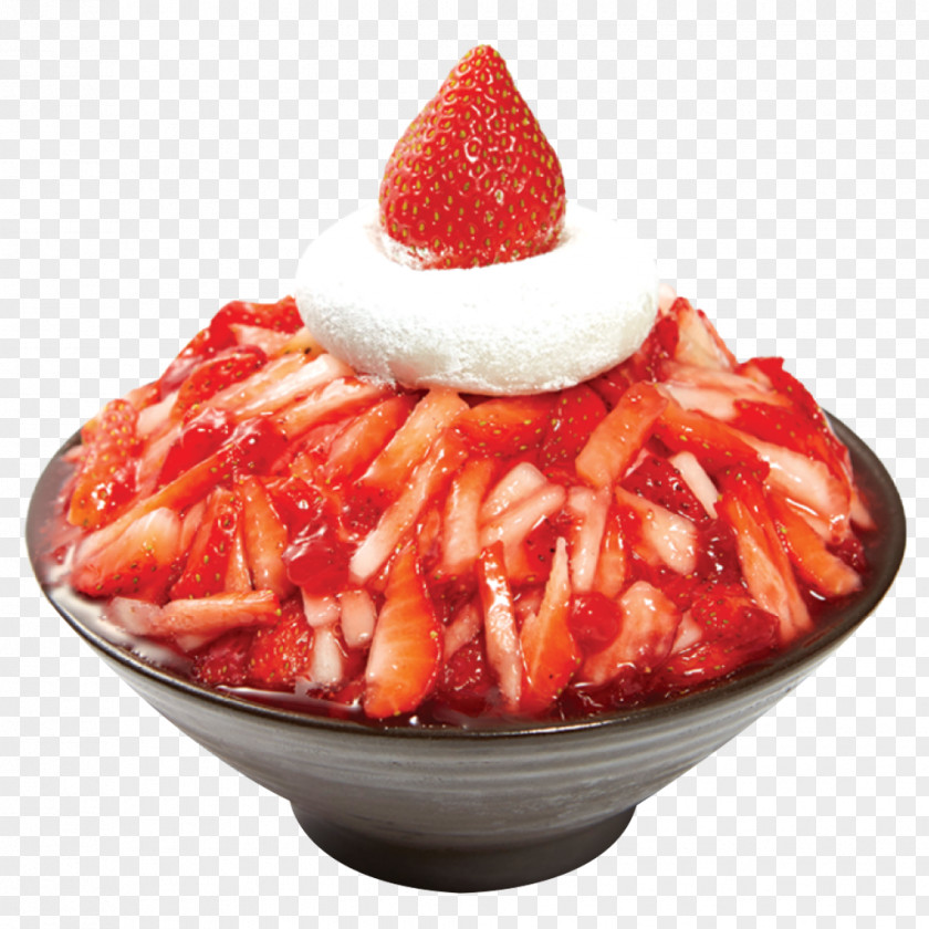 Strawberry Kakigōri Sulbing Harajuku Sorbic Sendai Daifuku PNG