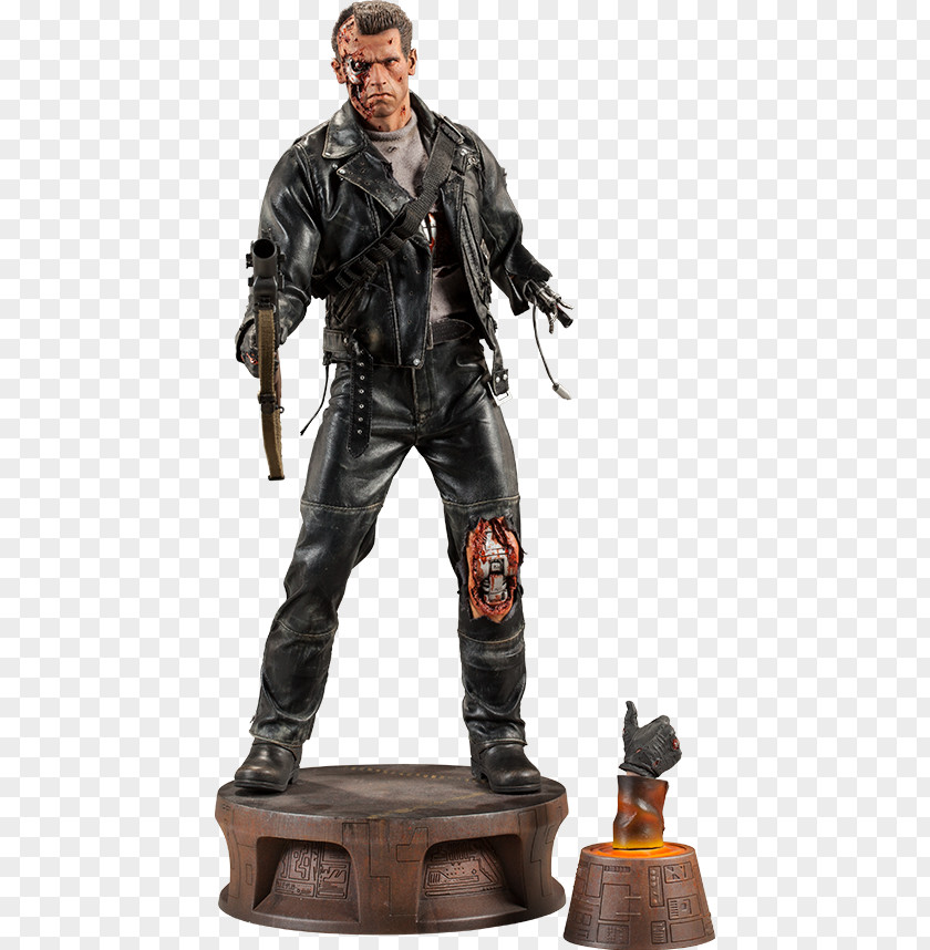 Terminator YouTube Sideshow Collectibles Statue Sculpture PNG