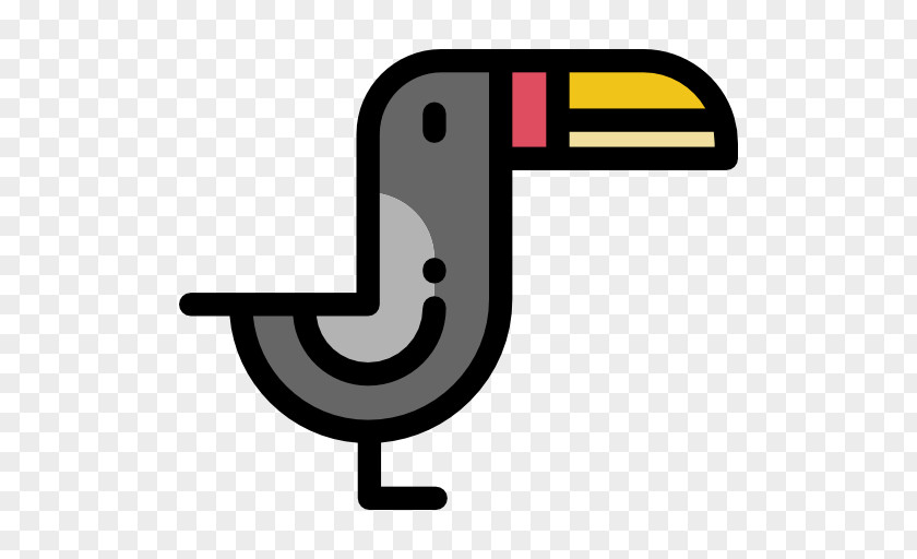 Toucan Line Angle PNG