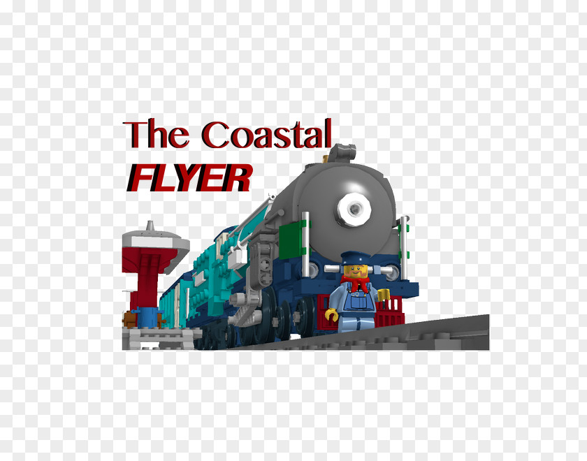 Train Locomotive LEGO Font PNG