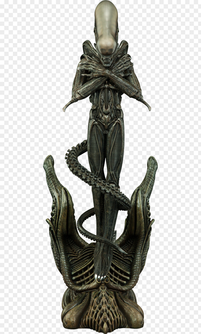 Alien Sideshow Collectibles Predator Statue Film PNG