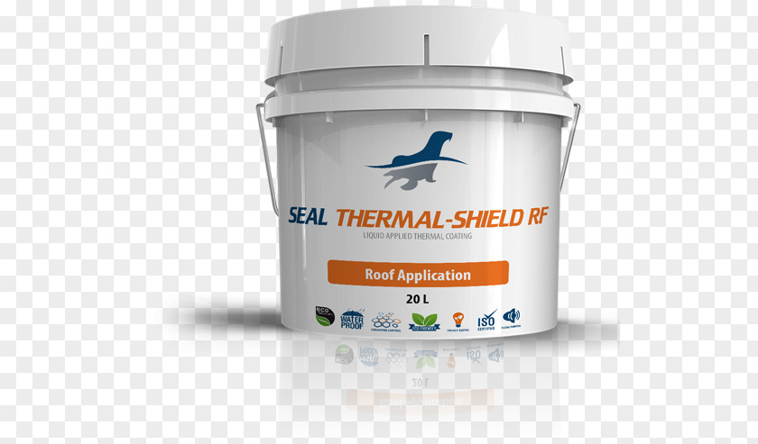 Building Thermal Insulation Roof Coating Radiant Barrier Insulative Paint PNG