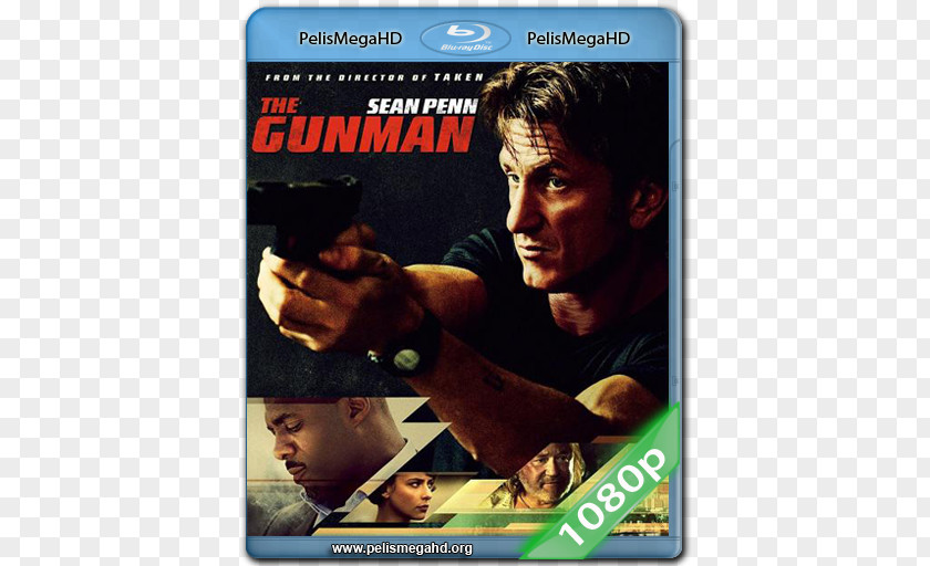 Dvd Sean Penn The Gunman Blu-ray Disc Martin Terrier Amazon.com PNG