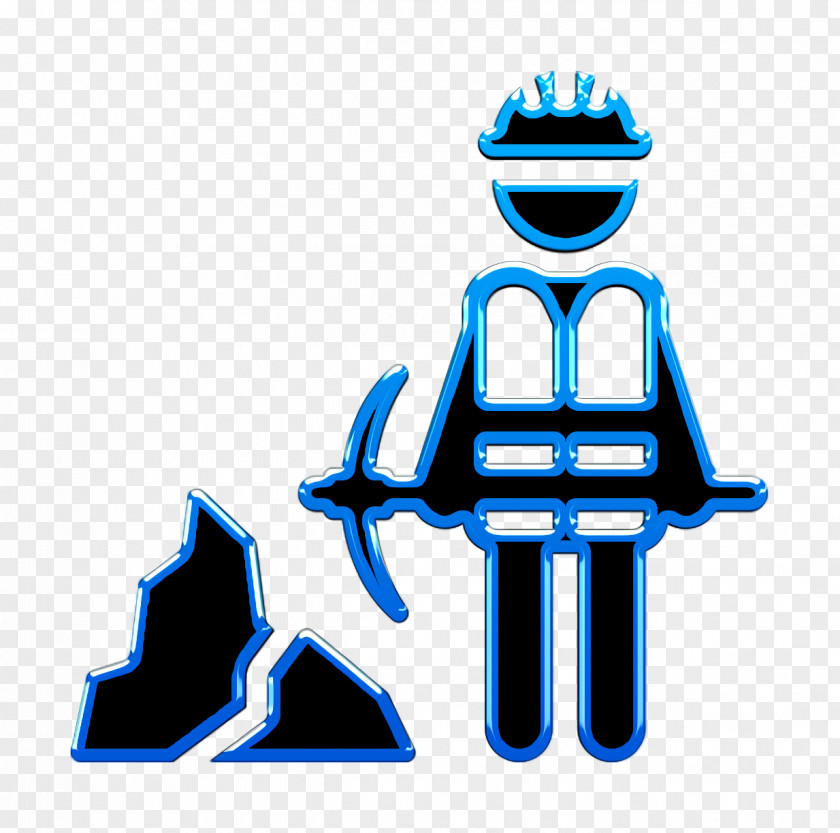 People Icon Pictograms Miner PNG