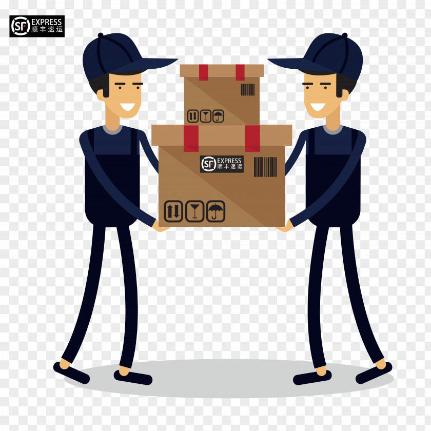 SF Express Courier Delivery PNG