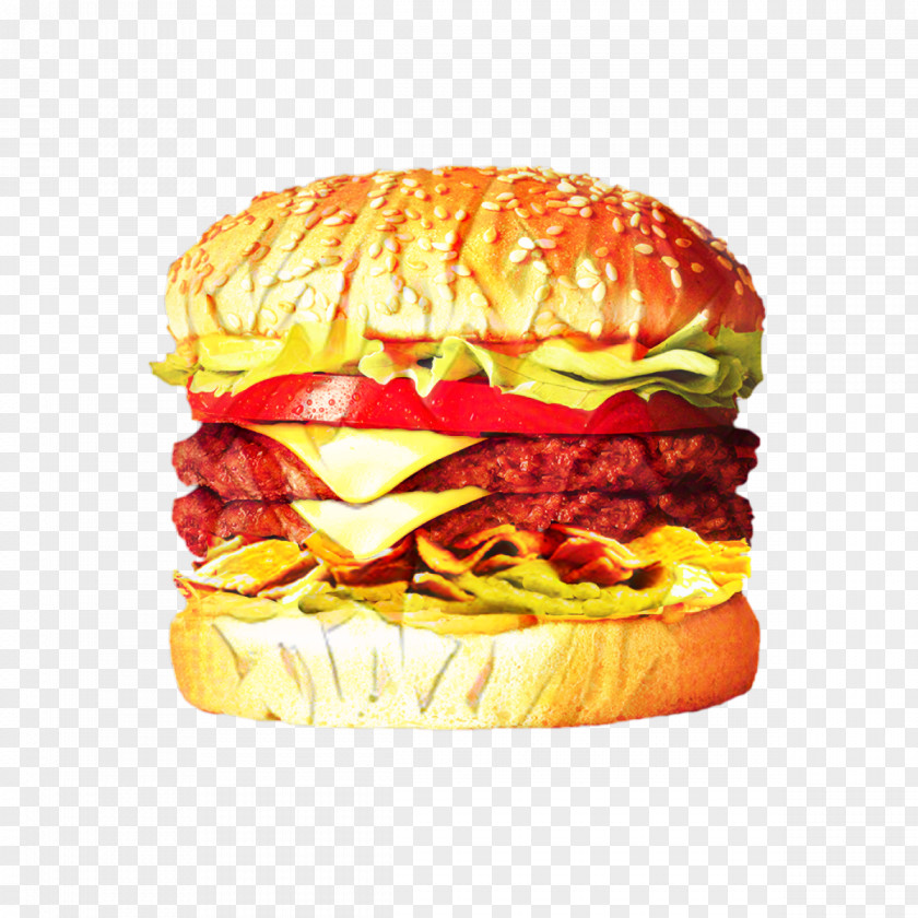 Slider Big Mac Junk Food Cartoon PNG