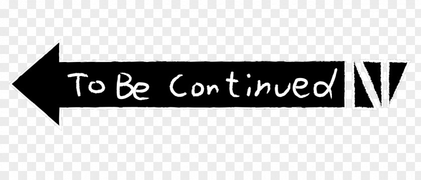 To Be Continued Logo Brand Black Font Line PNG