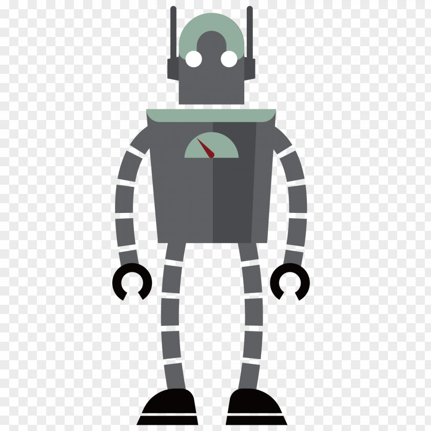 Working In The Robot Cartoon Illustration PNG
