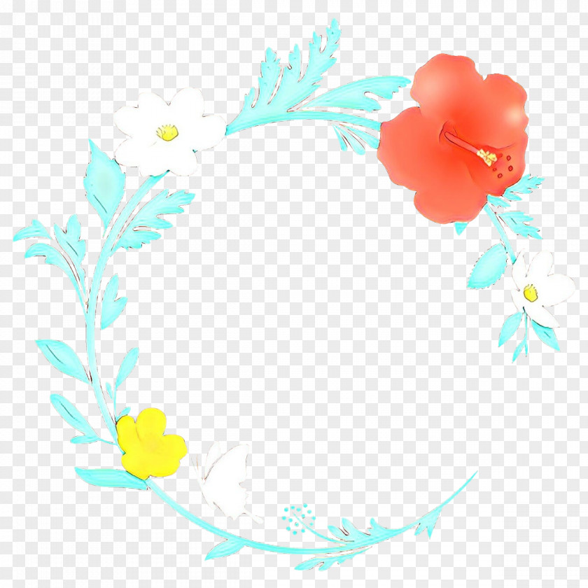 Turquoise Plant Flower Wildflower PNG