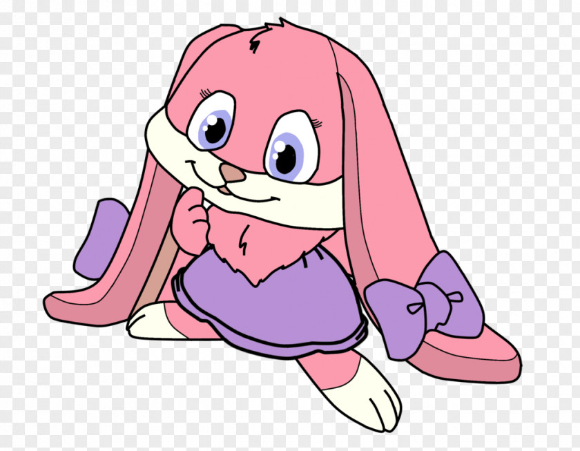Babs Bunny Buster Plucky Duck Cartoon Illustration PNG