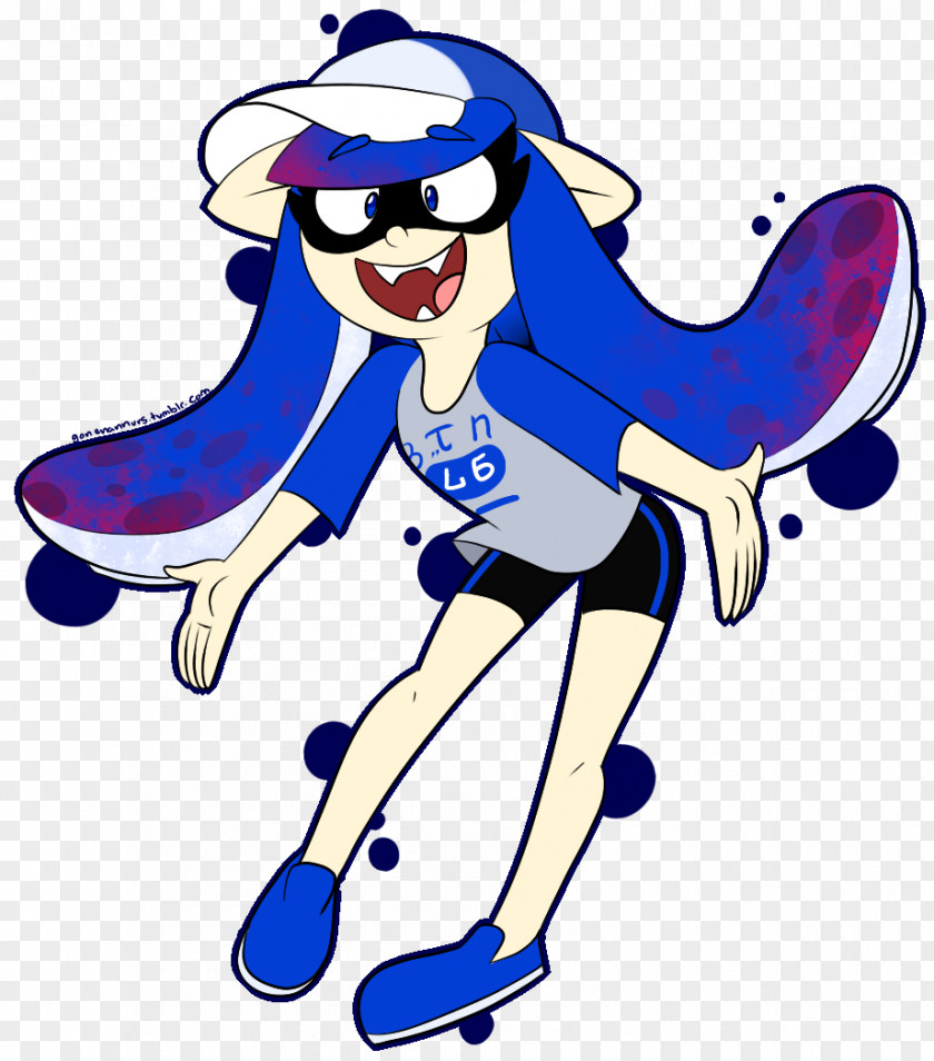 Drawing Of Squid Headgear Cartoon Line Clip Art PNG