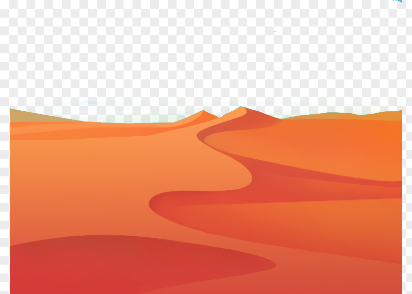 Flat Yellow Desert Singing Sand Dune Erg Wallpaper PNG