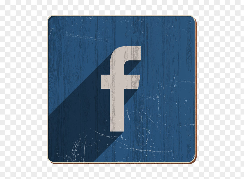 Rectangle Electric Blue Facebook Icon Media Shadow PNG