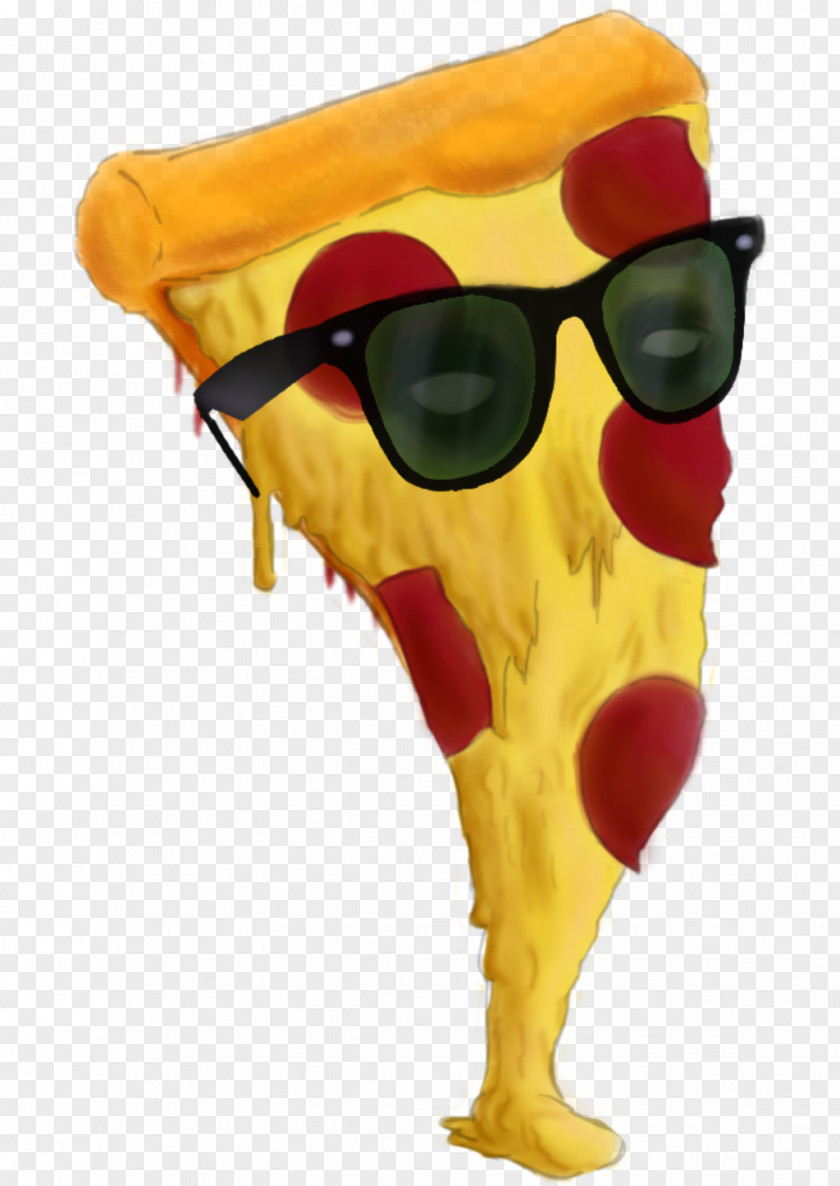 Pizza Steve Glasses Painting PNG