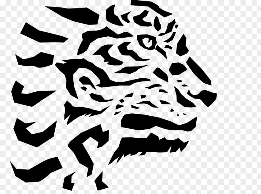 Tiger Line Art Cartoon Clip PNG