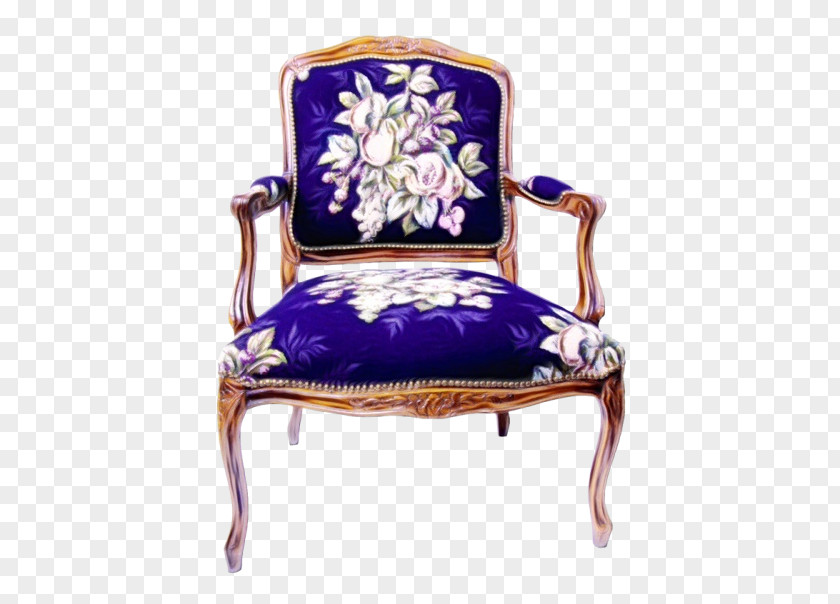 Chair Furniture Purple Violet Plant PNG