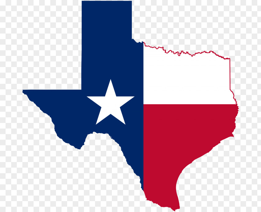 Map Flag Of Texas Blank PNG