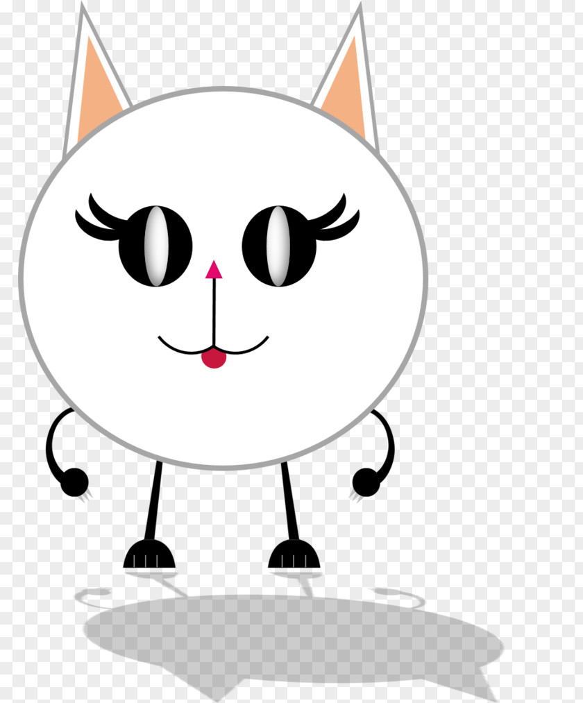 Meow Whiskers White Snout Cartoon Clip Art PNG