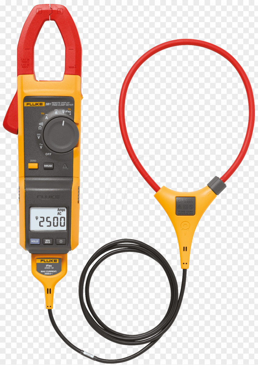 Saz Clamping Instrument Fluke Corporation Current Clamp True RMS Converter Multimeter Direct PNG