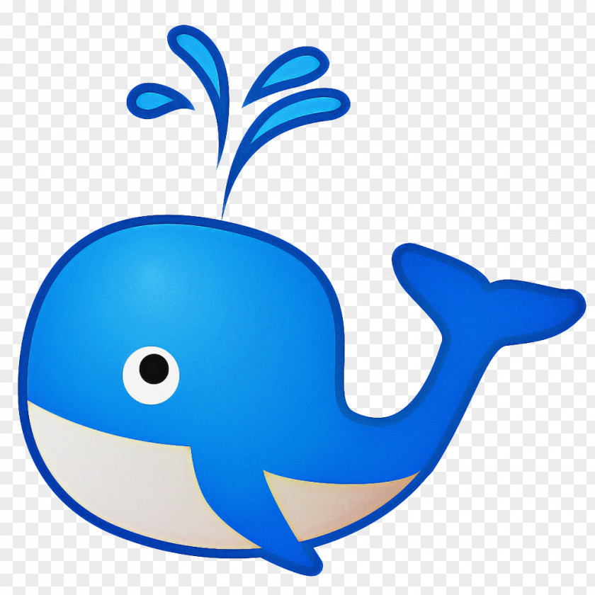 Blue Whale Common Dolphins Emoji Sticker PNG