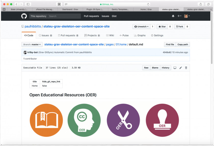 Github Computer Software GitHub Open Educational Resources PNG