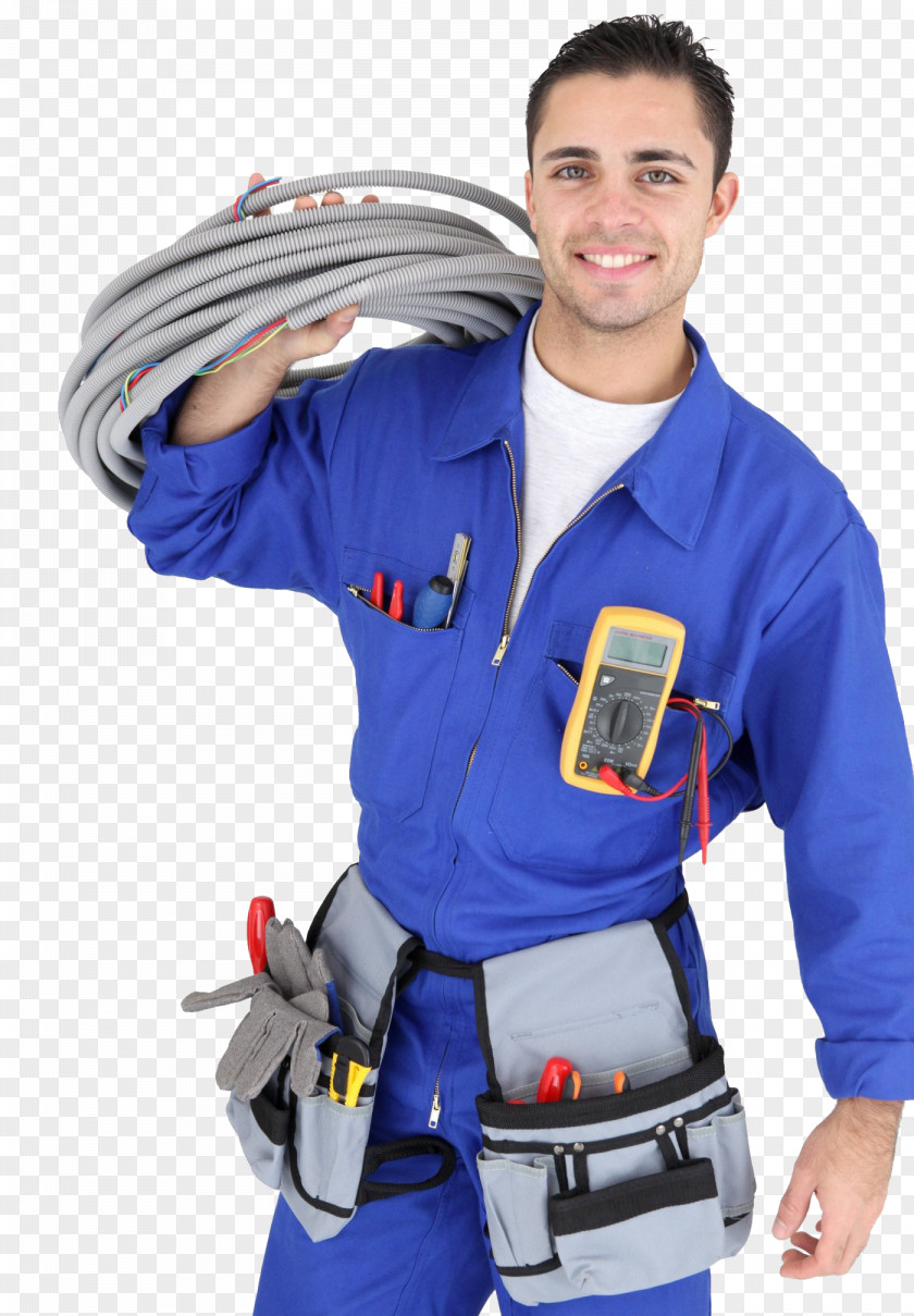 Logo Electrician Technician Electricity Maintenance PNG