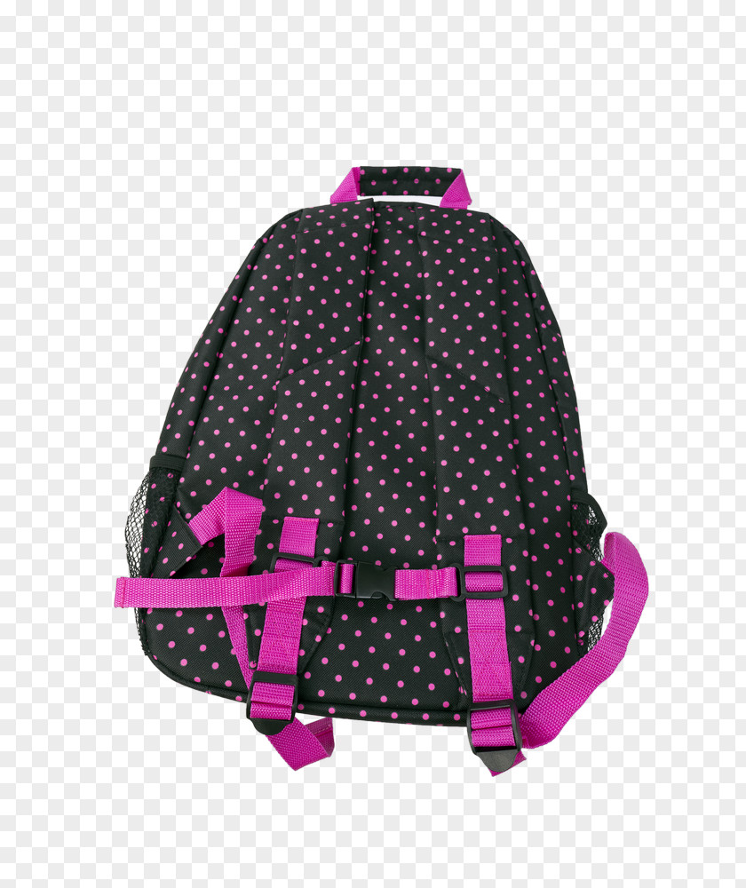 Backpack Pink Black Fuchsia Handbag PNG