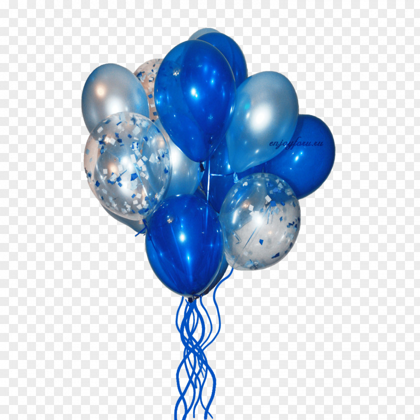 Balloon Blue Toy Cloud Silver PNG