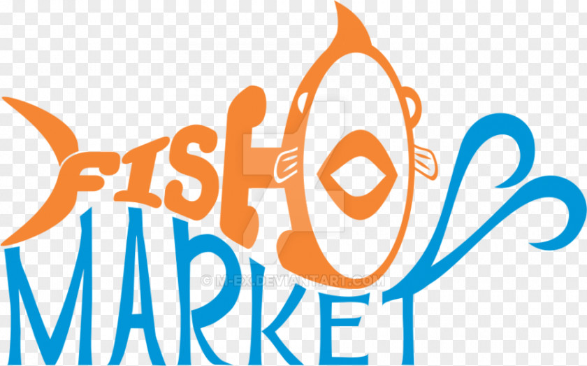 Fish Logo Brand Market Font PNG