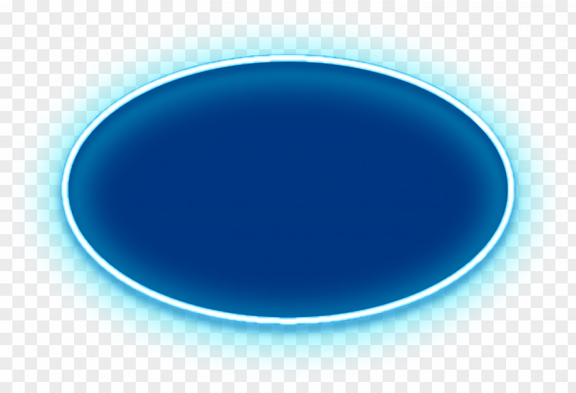 Hand Painted Blue Oval Halo Turquoise Circle Wallpaper PNG