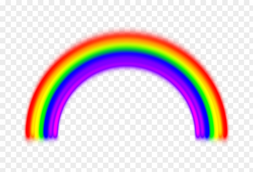 Rainbow Semicircle Clip Art PNG